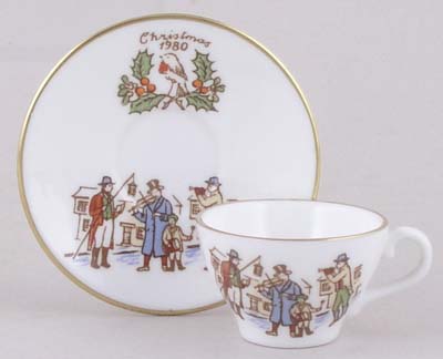 Miniature Cup and Saucer c1980